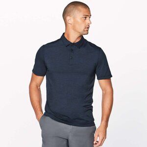 Lululemon Evolution Short Sleeve Polo In Navy – Medium
